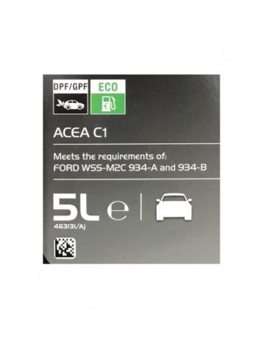 Aceite Elf Sporti 9 C1 5W30, 5L - 29.90€ -  Capacidad 5  Litros