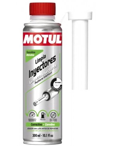 Motul Limpia Inyectores Gasolina300 ml - 9,90€ -   Capacidad 300 ml