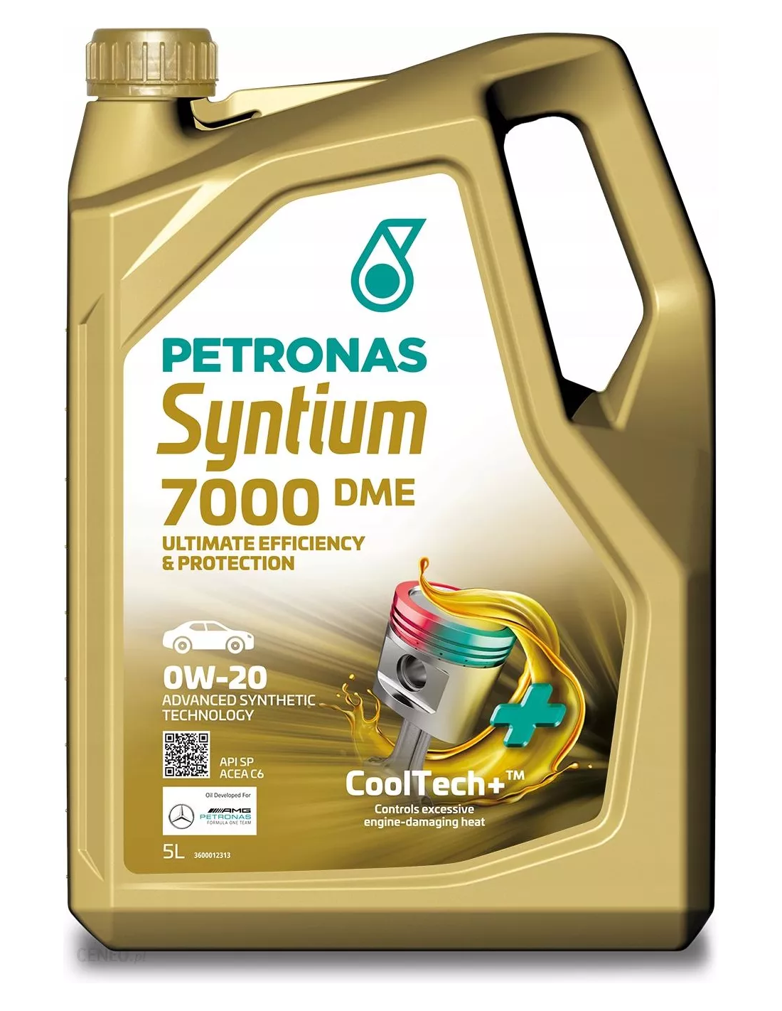 Aceite Petronas Syntium 7000 DMX 0W205L- 44.90€   Capacidad 5 Litros