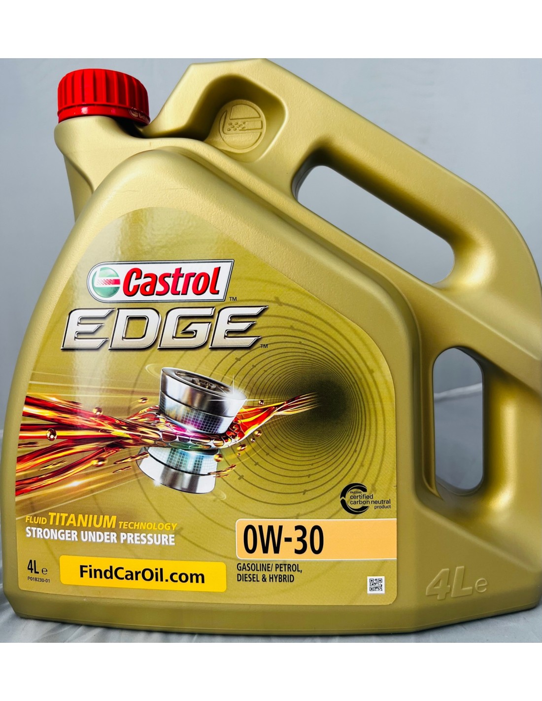 Aceite Castrol Edge Titanium FST 0W30|4 L-44,30€ -   Capacidad 4 Litros