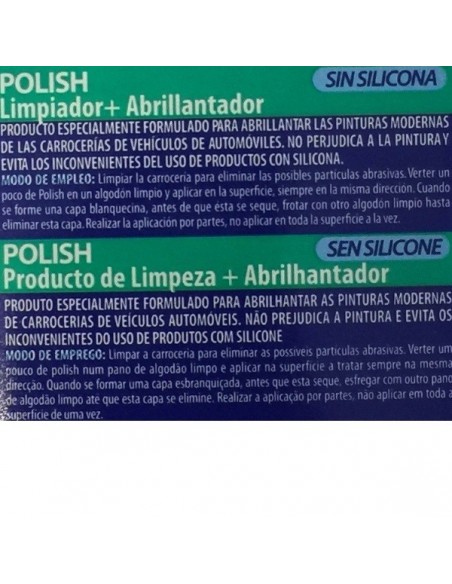 Polish sin silicona ( Limpiador + Abrillantador), Krafft