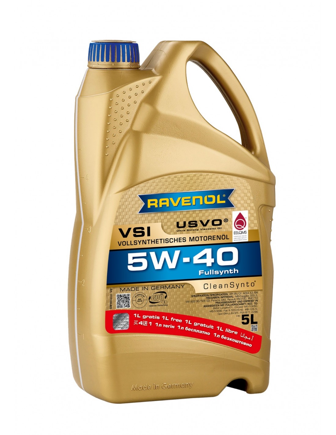 Aceite Ravenol VSI 5W405L- 50,06€-  Capacidad 5  Litros