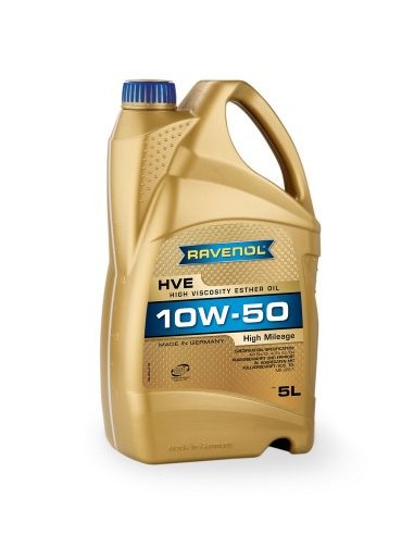 RAVENOL HVE High Viscosity Ester Oil SAE 10W-50 - 5 L (VE 4 Stück)