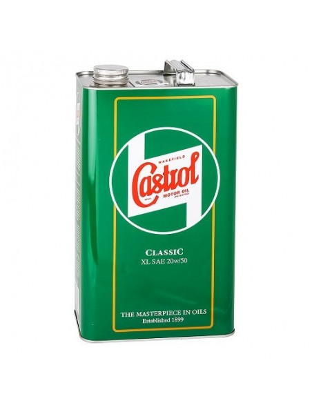 Castrol Classic SAE 50 Motoröl 5 Liter – Monogrades Öl Für Alte Motoren & Klassiker