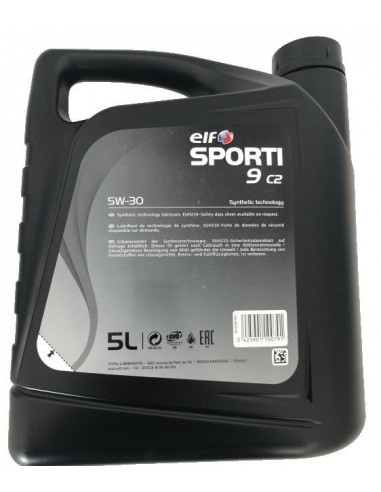 Aceite Elf Sporti 9 C2 5W30, 5L - 28.90€ -  Capacidad 5  Litros