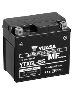 Batería Moto Yuasa YTX5L-BS 12V- 4Ah