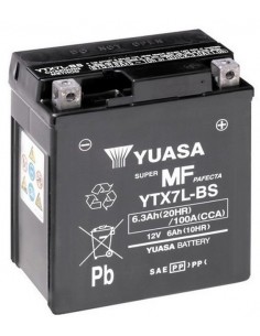 Batería Moto Yuasa YTX7L-BS 12V- 6Ah