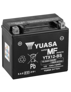 Batería Moto Yuasa YTX12-BS 12V- 10Ah