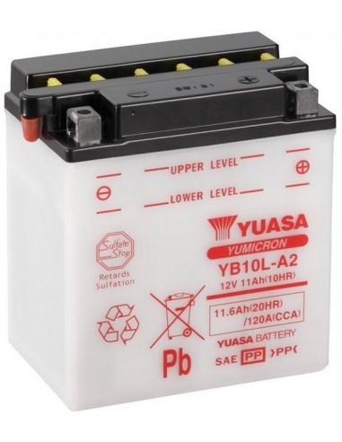 Batería Moto Yuasa YB10L-A2 12V- 11Ah