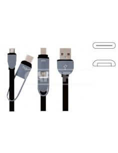 Cable Carga Micro USB y Tipo C1M
