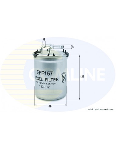 Filtro de combustible COMLINE EFF157...