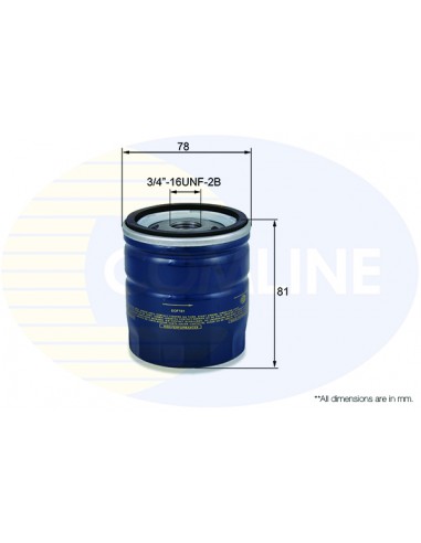 Filtro de aceite COMLINE EOF181 -...