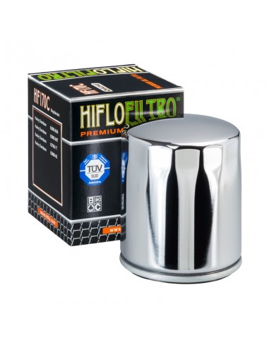 FILTRO ACEITE HIFLO HF170C CROMADO