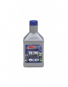 Aceite Amsoil Synthetic Metric Motorcycle Oil 10W40