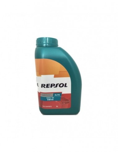 ACEITE-REPSOL-ELITE-50501-5W40 -5L-lubricante-motor-bueno--alta-resitencia-coches-motores-bombas
