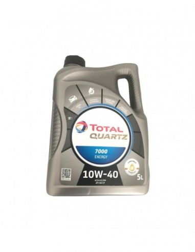 Aceite Total Quartz 7000 Energy 10W40 5 L - 23,90 €-   Capacidad 5 Litros