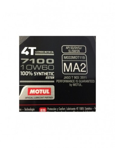 Caja Aceite Moto 10w40 Sintetico 100% Motul 7100 12 Litros